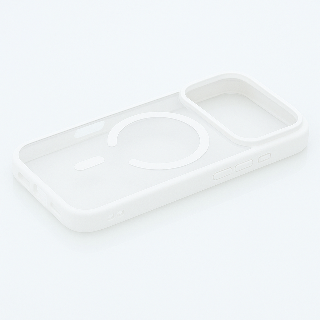 Protector con Borde de color magnetic rígido para linea IPHONE 17