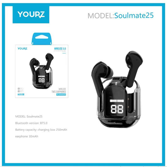 Auricular TWS Inalambrico YOURZ - CON PANTALLA