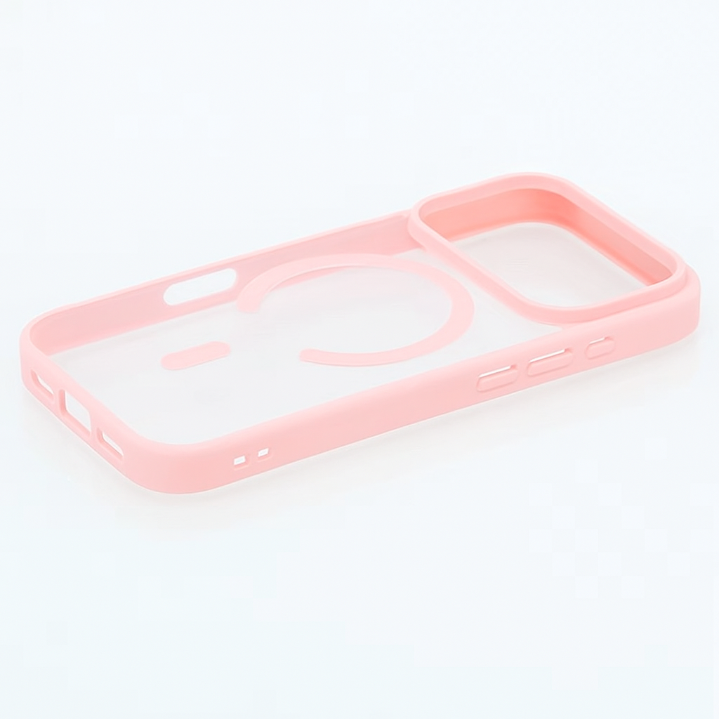 Protector con Borde de color magnetic rígido para linea IPHONE 17