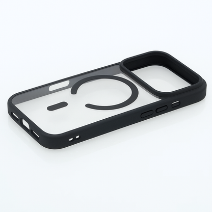 Protector con Borde de color magnetic rígido para linea IPHONE 17
