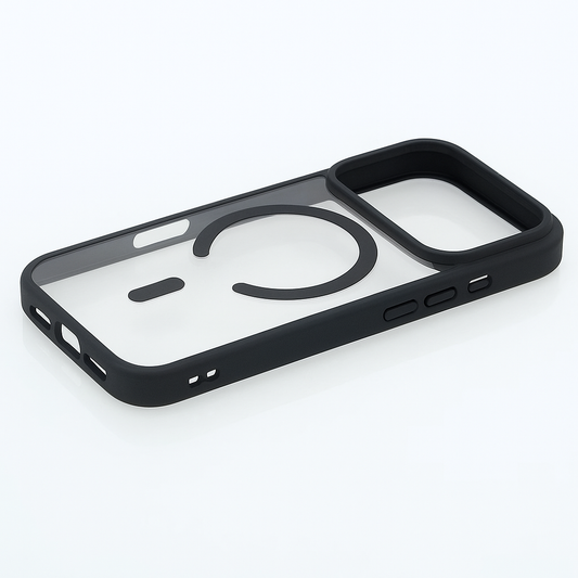 Protector con Borde de color magnetic rígido para linea IPHONE 17