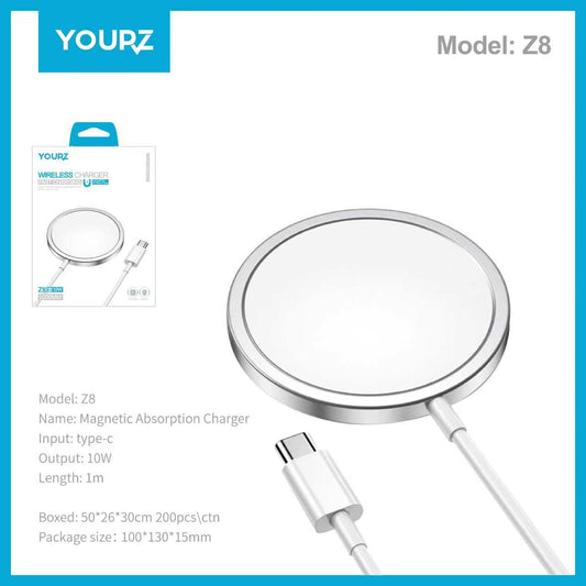 Z8- Cargador QI Type C 10W