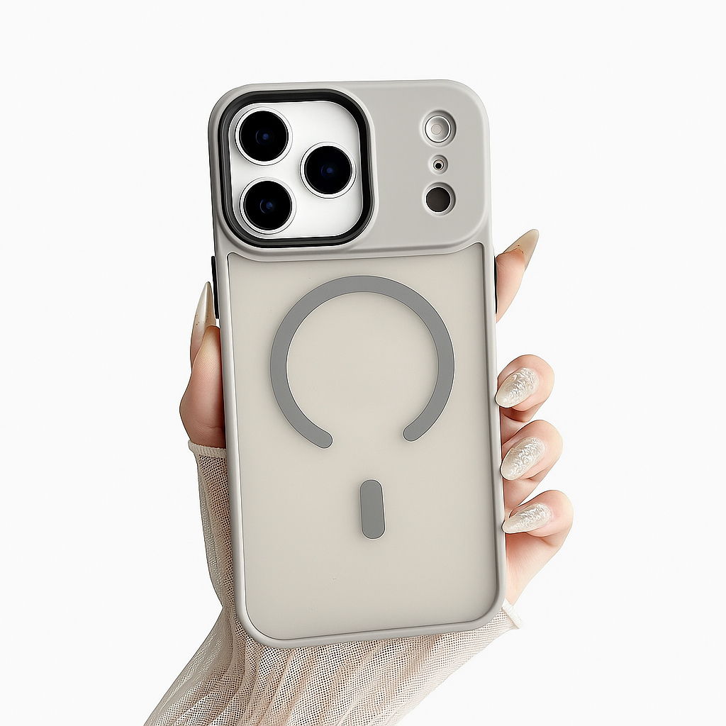 Protector rigido de color esmerilado  con Magsafe para Iphone 17