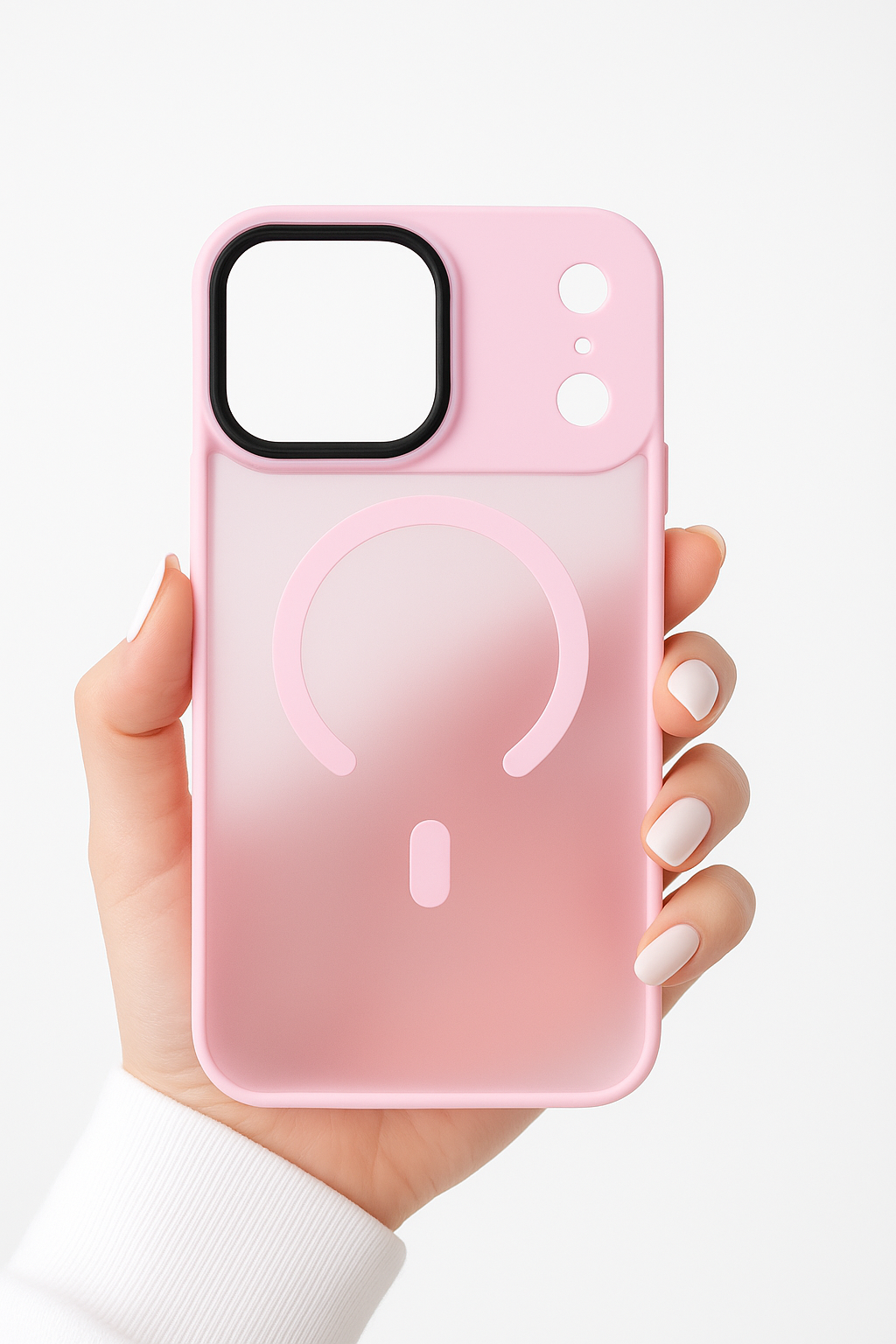 Protector rigido de color esmerilado  con Magsafe para Iphone 17