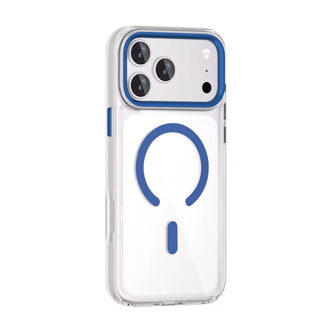 PROTECTOR TRANSPARENTE CON MARCO DE METAL Y MAGSAFE - IPHONE