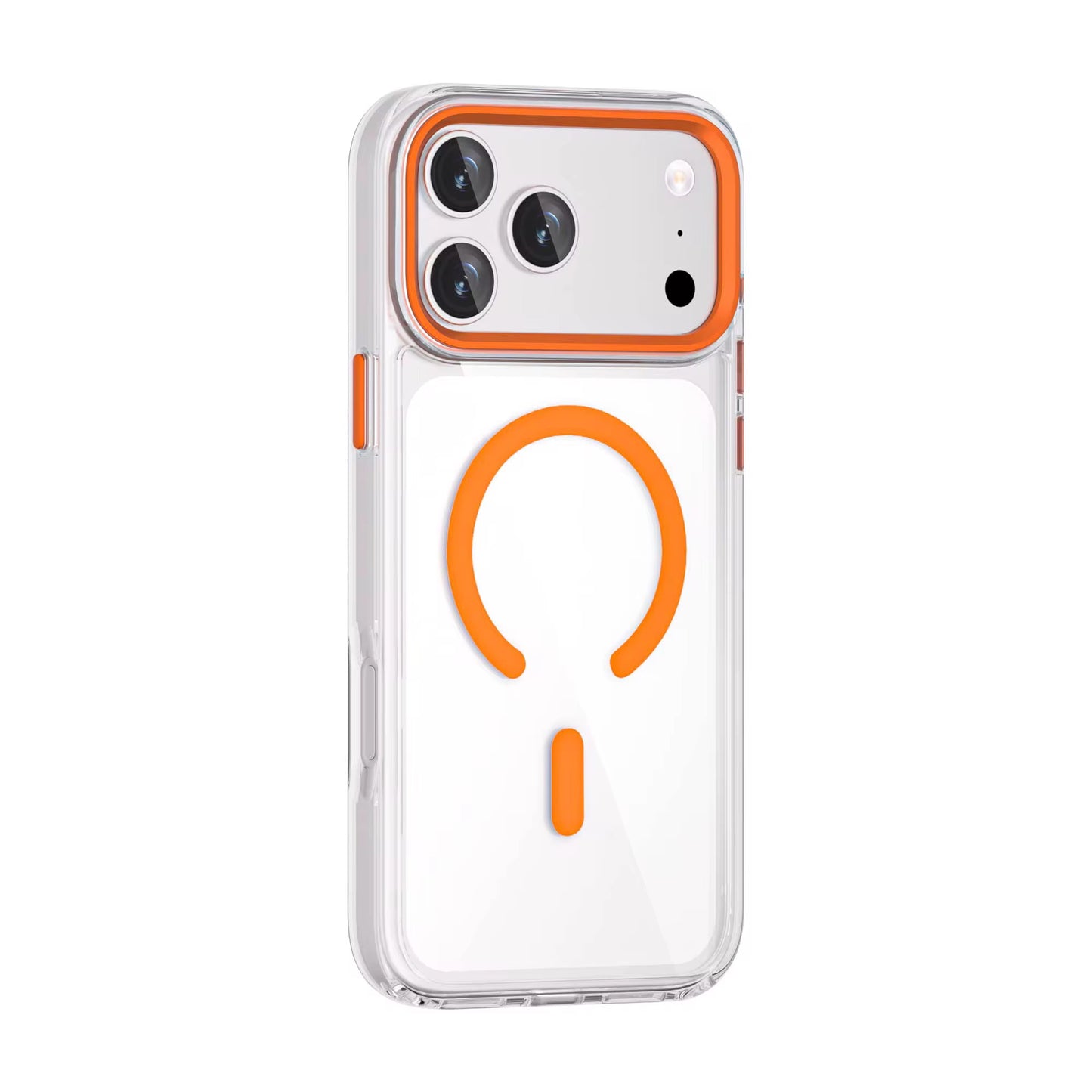 PROTECTOR TRANSPARENTE CON MARCO DE METAL Y MAGSAFE - IPHONE