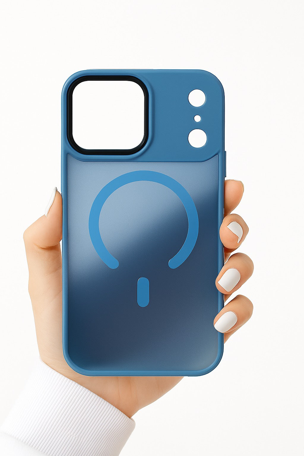 Protector rigido de color esmerilado  con Magsafe para Iphone 17