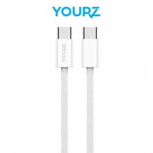 M29- Cable Type C  a Type C ACORDONADO  SUPER RAPIDO 60W/5A