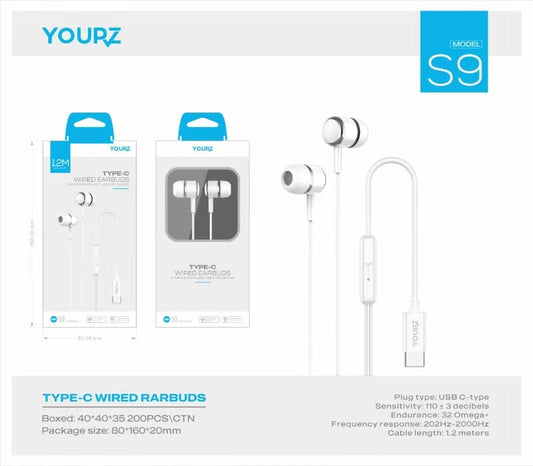 Aruciular YOURZ EarBuds TYPE-C