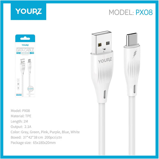 Cable 2.1 a USB 1M YOURZ
